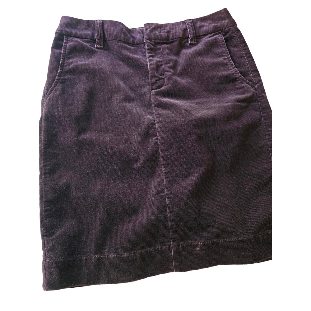 Eddie Bauer Purple Corduroy Mini Skirt Set with Butterfly Pouch & Wallet Size 2